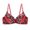 Red, variant on Women’s Bras Wireless Jelly Bras for Women No Underwire with Support Black 95C