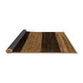 thumbnail image 2 of Ahgly Company Indoor Rectangle Abstract Brown Modern Area Rugs, 2' x 4', 2 of 4