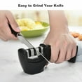 thumbnail image 6 of Kitchen Knife Sharpener - DFITO 3-Stage Knife Sharpening Tool Helps Repair, Restore and Polish Blades, 6 of 13