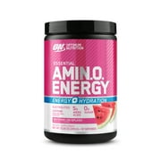Optimum Nutrition, Essential Amino Energy + Electrolytes, Powder, Anytime Energy, Watermelon Splash, 30 Servings
