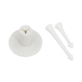 thumbnail image 4 of Golf Ball tee For Driver Woods Club Practice Training Tool White Set Rubber Tee Holder + 2 Heights Tees Stability Golf Supplies 1 Box, 4 of 4