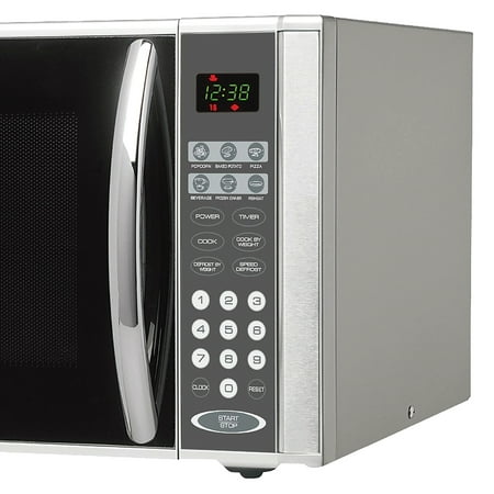RCA - 1.1 Cu. Ft. Mid-Size Microwave - Stainless steel