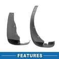thumbnail image 4 of Guardabarros Automotrices Frontales y Laterales Únicos Compatibles para Mazda Miata Base l4 1.6L Convertible 90-93, 4 of 6