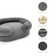 thumbnail image 6 of Beautiful Bolster Small Pet Bed, 21 x 27 x 7in, Charcoal by Drew Barrymore, 6 of 7