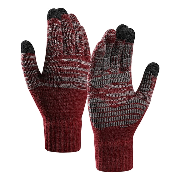 Men's Winter Gloves WSBDENLK Protection From Cold Outdoor Keep Warm Touchscreen Gloves