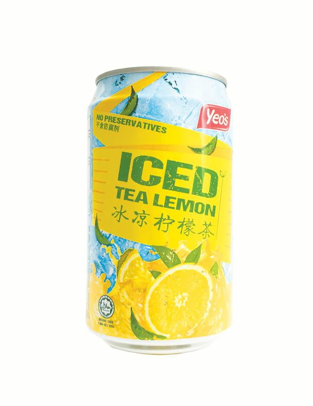 (Pack of 24) Yeo's Iced Lemon Tea Drink, 10.1 Fl Oz, 24 ...