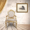 thumbnail image 3 of Richard Parkes Bonington 24x20 Gold Ornate Framed and Double Matted Museum Art Print Titled - Trees and a Cottage by a River (1827), 3 of 4