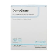 DermaGinate Alginate Dressing 4-1/4 X 4-1/4 Sterile 10 per Box