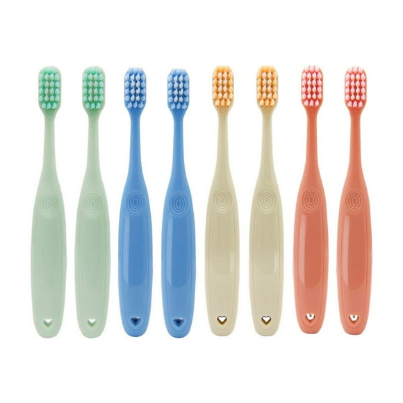 Yatlte Kid's Extra Soft Toothbrushes 8-Pack | Gentle for Ages 3-12 | Fun Colors | Home & Travel Use | Bristles Stay Firm