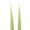Chartreuse, variant on Traditional Danish Style Pointed Taper Candles - 9 Inch - Pairs