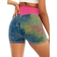 thumbnail image 5 of DODOING Women's Yoga Shorts Butt Lift Shorts Tie Dye Running Yoga Shorts Quick-Dry Activewear Workout Exercise Athletic Jogging Shorts, S-2XL, 5 of 6