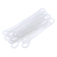 thumbnail image 3 of 50 Uds. Tiras Para Perchas De Ropa De Silicona Antideslizantes, Color Blanco S Sunnimix Puños de suspensión antideslizantes, 3 of 8