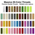 thumbnail image 3 of Kit de costura HYHMISTY 295 piezas con 50 hilos de colores y tijeras, 3 of 9