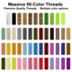 thumbnail image 3 of Kit de costura HYHJMISTY de 295 piezas con 50 colores de hilo y tijeras, 3 of 9
