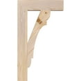 thumbnail image 3 of Ekena Millwork 3 1/2"W x 16"D x 28"H Olympic Block Smooth Bracket, Douglas Fir, 3 of 4