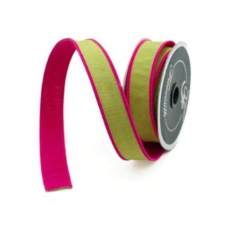 Reliant Ribbon Jelly Vinyl Wired Edge Ribbon - Fuchsia, 2.5 Inch X 10 Yards, 100% PVC For Crafts & Gift Wrapping