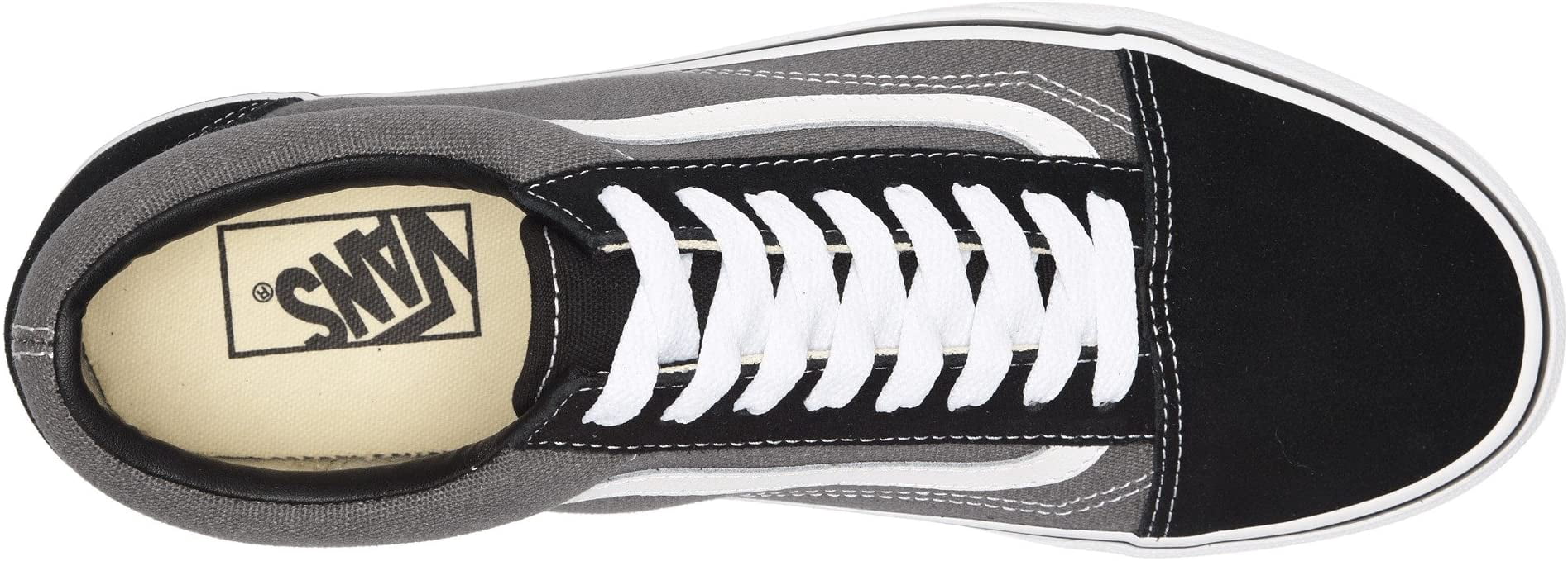 black and white vans 5.5