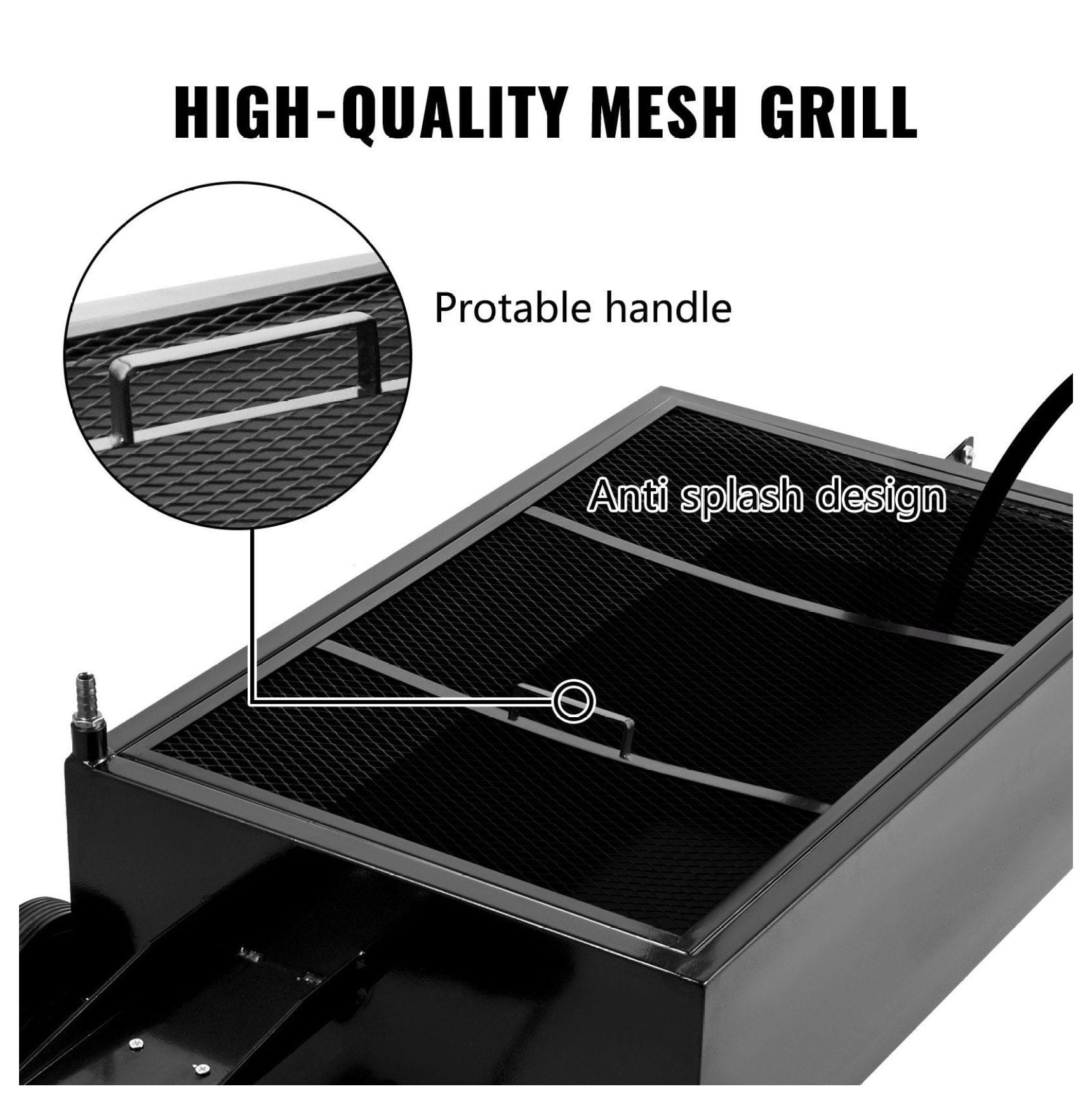 Oil Drain Pan 25 Gallon, Low Profile Oil Drain Tank, 95L with Electric Pump & Casters