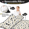 thumbnail image 3 of Gold Christmas Tree Pattern Toddler Nap Mats for Kids Preschool,50"x20" Sleeping Mat Bag or Kids,Toddler Sleeping Bag,Toddler Nap Mat or Daycare, 3 of 6