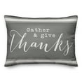 thumbnail image 2 of Creative Products Gather Give Thanks 20 x 14 Spun Poly Pillow, 2 of 3