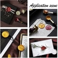 thumbnail image 6 of 1pc Zebra Pattern Brass Sealing Wax Seal Stamp Wood Handle for Cards Envelopes Invitations Wine Packages, 6 of 9