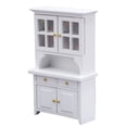 thumbnail image 1 of Vitrina blanca con 2 puertas en miniatura, de Dollhouse Furniture, 1 of 3