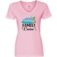 thumbnail image 3 of Inktastic Family Cruise Vacation Trip Women's V-Neck T-Shirt, 3 of 5