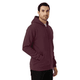 thumbnail image 4 of Gildan Heavy Blend Hooded Sweatshirt, Men's Classic Fit Fleece Pullover Hoodie, Maroon, L, 4 of 5