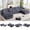 Dark Gray, variant on Howcool 149"W Oversized Modular Sectional Sofa,7-in-1 Corduroy U Shaped Sofa Couch with Double Chaise Lounge,Convertible Sleeper Sofa Bed,Deep Seat Cloud Couch for Living Room,Black