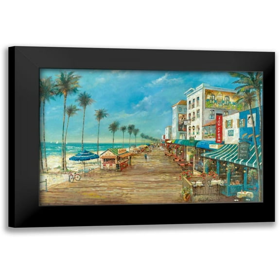 Manning, Ruane 14x11 Black Modern Framed Museum Art Print Titled - A Day On