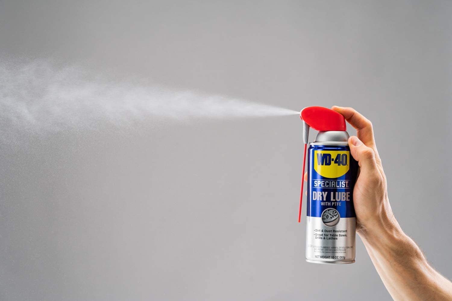 WD-40 Specialist Dry Lube with PTFE, Lubricant with Smart Straw Spray, 10 oz (2-Pack)