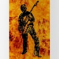 thumbnail image 2 of CafePress - Flaming Guitarist With Stainless Water Bottle 1 - Stainless Steel Water Bottle, Sports Bottle, 1.0L, 2 of 5