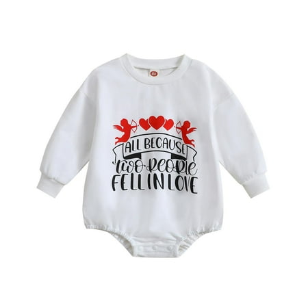 

kpoplk Baby Christmas Bodysuit Girl Infant Baby Boy Girl Fall Clothes Bear Embroidery Ribbed Sweatshirt Romper Onesie Long Sleeve Shirt Cute Outfit(A)