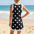 thumbnail image 7 of Short Sets Women 2 Piece Outfits Summer Crew Neck Tank Top and Shorts Set Sleeveless Cute Matching Sets Lounge Wear Black 2XL, 7 of 7