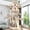 Beige, variant on Globlazer 80'' Multi-Level Large Cat Tree Tower for Large Cats with 2 Condos, 2 Hammocks, 3 Perches & Sisal Scratching Posts, Dark Grey