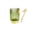 Green, variant on Thick Glass Pen Pot Cute Decorative Pencil Holder Cup for Desk Makeup Brush Holder for Home Office (Green)