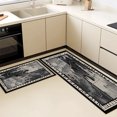 thumbnail image 5 of Floral Kitchen Rugs Sets of 3, Non Slip Kitchen Rugs and Mats Washable Farmhouse Kitchen Rugs Floral Kitchen Floor Mat Carpet Runner Rugs for Hallway Laundry Room, 5 of 12
