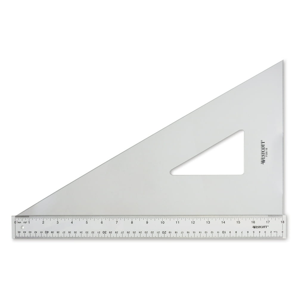 C-Thru Professional Triangle - 18'', 30-60 Degree - Walmart.com ...