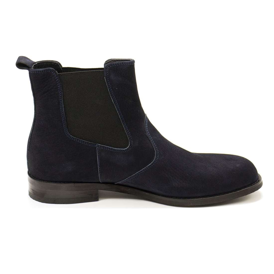Elegante Men's Daniel Leather Chelsea Boots, Nera Nubuck Blue,11 M US ...