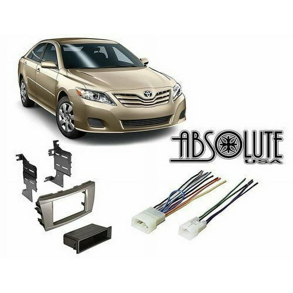 Absolute RADIOKITPKG9 Fits Toyota Camry 2007-2011 Double DIN Dash Kit