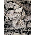 thumbnail image 4 of Unique Loom Tucson Collection Area Rug - Tohono (8' Square Gray/Black), 4 of 7