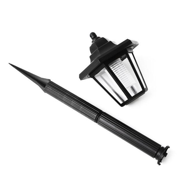 Agiferg Solar Power LED Way Wall Mount Garden Fence Outdoor Lamp Light