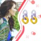 thumbnail image 5 of Qarigey 2 piezas mujer pendiente moda acrílico delicado oído joyería geometría círculo colgante gota pendientes Bohemia accesorio Ropa, zapatos y accesorios Miscelánea tipo 6, 5 of 6