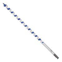 Irwin 3043012 Auger Drill Bit, 15/16 in Dia, 17 in OAL, Twist Flute, 1-Flute, 7/16 in Dia Shank Uncoated