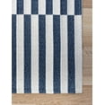 thumbnail image 6 of Unique Loom Decatur Collection Area Rug - Striped (2' 2" x 3' 1" Rectangle Navy Blue/Ivory), 6 of 7