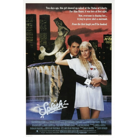 Splash Movie Poster 16x24 Poster Medium Art Poster 16x24 Unframed, Age: Adults, Rectangle Best Posters