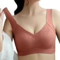 thumbnail image 1 of Vedolay Plus Size Lingerie For Women Workout Sports Bras Women Removable Backless Strappy Criss Cross Light Support Gym Fitness Yoga Crop Bra,Brown L, 1 of 3