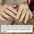 thumbnail image 4 of 1792 Pcs 4 Sheets Bright White Rhinestone Stickers 3/4/5/6 mm Self Adhesive Rhinestones Gems for DIY Decoration Craft, 4 of 5