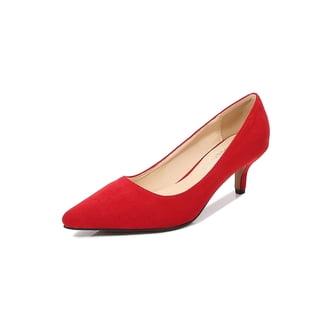 beige dress with red heels Christian Louboutin main image 0