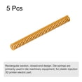 thumbnail image 3 of Die Spring, 8mm OD 85mm Long 5 Pack Stamping Light Load Compression Yellow, 3 of 5